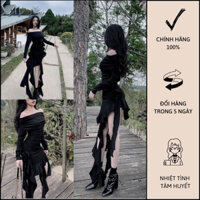 [Siêu sale] Đầm BodyTrễ Vai Tua Rua Sexy Nhiều Màu - C0762