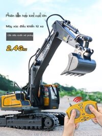 [Siêu Sale] Điều khiển từ xa máy xúc đồ chơi ô tô bé trai xe trẻ em đào điện lớn không dây mô phỏng