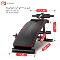 [Siêu Sale] Ghế tập bụng - Ghế tập bụng cong cao cấp chống đẩy, kéo tay, đa tiện ích, Ghế tập tạ, tập gym tại nhà