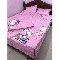 (Siêu Sale Giá Tốt) 🍧 Vỏ chăn trần bông Hello kitty - Mền lồng ruột có khoá kéo bỏ ruột bông - Chọn mẫu thoải mái