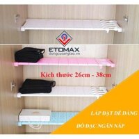 [SIÊU SALE] Kệ chia ngăn tủ đa năng không cần khoan bắt vít 26-38cm