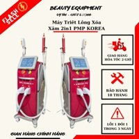 [SIÊU SALE] Máy Triêt Lông Xóa Xăm 2in1 PMP KOREA Chính Hãng Dùng Trong SPATMV