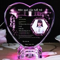 [Siêu Sale] Quà sinh nhật 10 tuổi cho con gái 12 tuổi, tùy chỉnh ảnh tuổi mới lớn 18 tuổi, truyền c