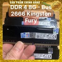 siêu sale_ Ram DDR4 8G - Bus 2666 Hiệu Kington Fury Tản Nhiệt, Chính Hãng - Vi Tính Bắc Hải