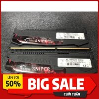 SIÊU SALE Ram tản nhiệt 8Gb DDR3 bus 1866/14900U hoặc 1600/12800U Kit (2x4gb), GSKILL SNIPER, bảo hành 36 tháng SIÊU SAL