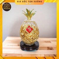 [Siêu Sale] Trái Thơm Thủy Tinh Chứa Vàng Lá 24k Phong Thủy [TÂM LINH VIỆT]