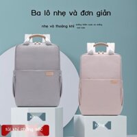 [Siêu Sale] Túi đựng laptop, ba lô nam nữ, ba lô đơn giản nhẹ 14 inch 15,6 inch, túi khí, túi sinh