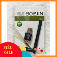 Siêu sale- USB Wifi thu sóng Mini Không Dây WIRELESS USB 802.11N chuẩn N 150/300Mbps - Go mua sắm