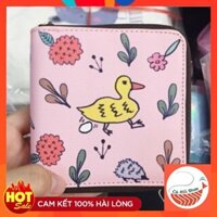[SIÊU SALE] Ví Mini Gập Gọn Họa Tiết Độc Đáo Xuất Hàn