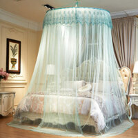 [Siêu Sale] Vòng mùng chống muỗi trần công chúa treo mái vòm lắp đặt không cần sợi 2 lớp hộ gia đìn