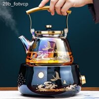 [Siêu Sale]29b_fotvcpBếp điện gốm sứ máy pha trà ấm thủy tinh đun nước gia đình tự động bếp hơi n