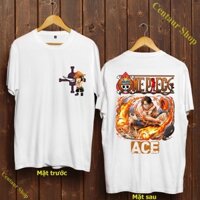 [SIÊU SALE]❣️ Áo Portgas D. Ace - Áo One Piece - Ace T-Shirt - Marines T-Shirt cực chất - PDA-012