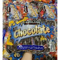 Siêu sale(Kẹo Socola tổng hợp Kirkland All Chocolate 150 viên, hàng nhập Mỹ),có túi tách lẻ(1,28kg)
