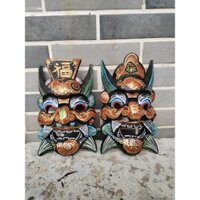 [Siêu Sale]Mặt nạ Nuo opera màu sắc hình ảnh trang trí mặt nạ đạo cụ sân khấu biểu diễn mặt đeo mặt nạ Nuo opera tinh kh