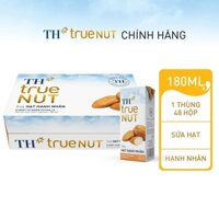 [SIÊU SAO SIÊU SALE] Thùng 48 hộp sữa hạt hạnh nhân TH True Nut 180ml (180ml x 48)