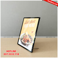 SIÊU SHOP Hộp Đèn Led Quảng Cáo A3-A4, Hộp Đèn Siêu Mỏng ,Bảng Led Menu, Khung Tranh Điện Để Bàn | 3H RẺ VÔ ĐỊCH