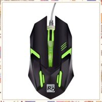 (Siêu Siêu Rẻ) Bộ bàn phím giả cơ R8 1822 và chuột R8 1602 LED đa màu chữ khắc Laser chống bay