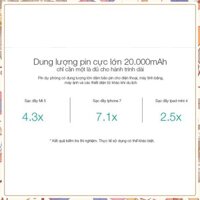 (Siêu Siêu Rẻ) Sạc dự phòng Xiaomi Mi 2C dung lượng 20.000 MAh 2 cổng USB tích hợp QC 3.0