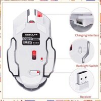 (Siêu Siêu Rẻ)Combo Bàn Phím LED Giả Cơ R8-1822 Và Chuột Không Dây Chuyên Game Pin Sạc FriWol C90 siêu nhạy