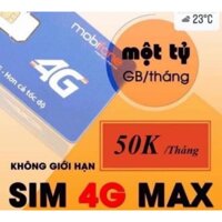 SIÊU SIM 4G MOBIFONE