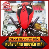 [Siêu Sốc] HD Deadpool mồi nhai mềm cao su câu lure cá lóc bằng mồi giả Thái Lan