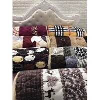 [SIÊU SỐC]_Chăn lông cừu 3lớp siêu ấm 2,5kg