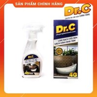 Siêu tẩy cặn canxi Dr.C, Tẩy cặn vôi bám trên sen vòi, vách kính, thiết bị phòng tắm