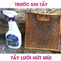 siêu tẩy dầu mỡ haki plus tẩy bếp dầu mỡ lưới hút mùi xoong nồi nồi chai 500 ml