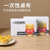 Siêu Thị Nhỏ Dày Khăn Trải Bàn Dùng Một Lần Chống Thấm Nước Chống Dầu Hộ Gia Đình Nhựa Hình Chữ Nhật Bàn Tròn Khăn Trải Bàn Dã Ngoại Thịt Nướng Khăn Trải Bàn Cửa Hàng bách Hóa