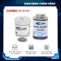 [SIÊU TIẾT KIỆM] Bộ hộp 40 miếng vá săm small và keo vá loại nhỏ Ecoline - Tiêu chuẩn Mỹ