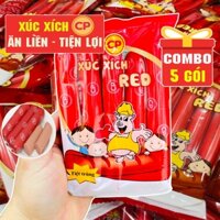 Siêu Tiết Kiệm - COMBO 5 Gói Xúc Xích Ăn Liền CP (Size To 200g) Thơm Ngon Hương Vị Khó Cưỡng - HULA FOOD