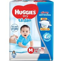 [SIÊU TIẾT KIỆM] TÃ DÁN SƠ SINH HUGGIES M76/ L68/ XL62/ XXL56