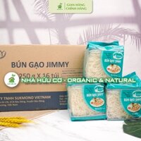 SIÊU TIẾT KIỆM - Thùng 16 gói BÚN GẠO TRẮNG Jimmy Food - NHÀ HỮU CƠ