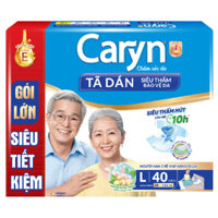[SIÊU TIẾT KIỆM_CHÍNH HÃNG] Tã dán Caryn size L gói lớn - Kim Ngọc