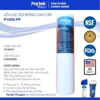 SIÊU TỐC 2H Lõi Lọc Nước PARAGON PARTEK P1005-PP 10 inch Lõi Sợi Bông Nén PP Cao Cấp Lõi Tiền Lọc Lõi Lọc Số 1 - Hàng Chính Hãng - P1005-PP