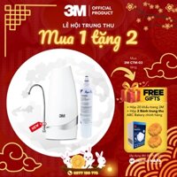 SIÊU TỐC 2H Máy Lọc Nước Uống Để Bàn 3M CTM-02 Cao Cấp, Không Cần Khoan Đục, Tự Lắp Đặt Đơn Giản, CTM02 Countertop - Hàng Chính Hãng 3M - 3M CTM-02