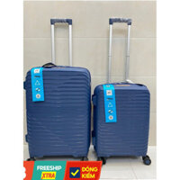 Siêu tốc HCM  Vali nhựa dẻo size 20/24/28 Hùng Phát 661 có khóa TSA mật mã và bánh xe đôi xoay 360 độ cần kéo khóa kéo r