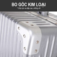 Siêu tốc Vali kéo du lịch khung nhôm khóa sập, Vali gấu Bearbrick hàng Quảng Châu cao cấp ( Size 20/24/29inch )