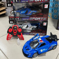 Siêu xe điều khiển Cảnh Sát Đua Tốc Độ XDOF 1:18,có phun sương