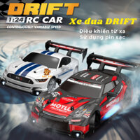 Siêu xe DRIFT điều khiển từ xa, có LED, Drift siêu mượt sử dụng pin sạc