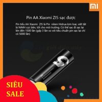 [SiêuRẻ] Hộp 4 Pin AA số 5 Xiaomi ZI5 Ni-MH Rechargeable Battery sạc lại 1500 lần .