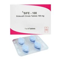 Sife 100 Sildenafil 100mg Hộp 4 viên – Thuốc cường dương