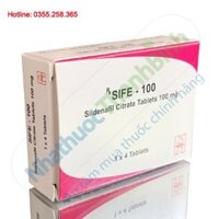 Sife 100mg vỉ 4 viên thuốc điều trị rối loạn cương dương