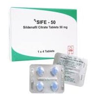 SIFE 50 (Sidenafil 50mg) vỉ 4 viên trị yếu sinh lý rối loạn cương dương