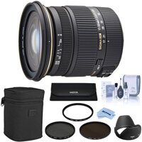 Sigma 17-50mm f/2.8 EX DC OS HSM FLD Large Aperture Standard Auto Focus Wide Angle Zoom Lens for Nikon Digital DSLR Camera Bundle with Hoya 77mm Di...