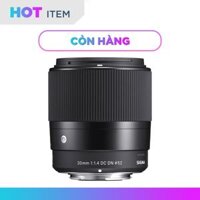 Sigma 30mm f/1.4 DC DN (C) Fujifilm X | CHÍNH HÃNG