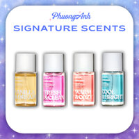 [SIGNATURE] Cool & Bright | Fresh & Clean | Vanilla Dreamy | Light Happy - Xịt thơm toàn thân body mist Pink 75ml