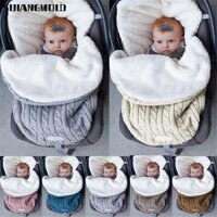 Sijianggmld Trẻ mới biết đi, Túi ngủ ấm áp mùa đông họa tiết sọc cho bé, quấn quấn quấn quấn quấn mềm cho trẻ sơ sinh chất lượng cao cho phụ kiện xe đẩy