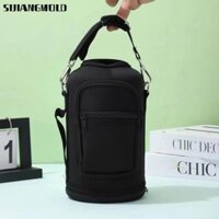 Sijiangmold Tay áo cốc chân không giữ nhiệt, Túi đựng bình nước bền dung tích lớn, có dây đeo vai có thể điều chỉnh Túi đeo chéo cốc cách nhiệt di động