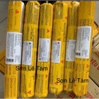 Sika flex construction 600ml - Chất trám vết nứt, khe nứt mái nhà, tường nhà chống thấm polyurethane màu xám trắng
